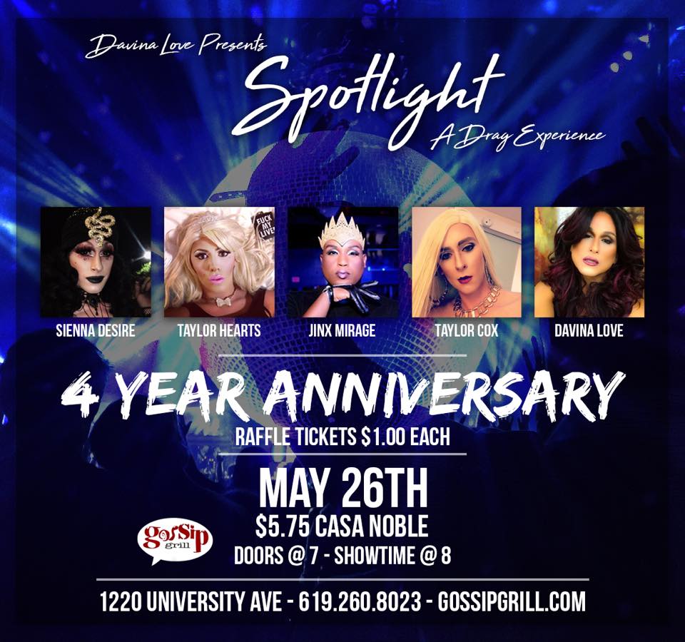 Spotlight-davina-gossip-grill-may-26-drag-experience
