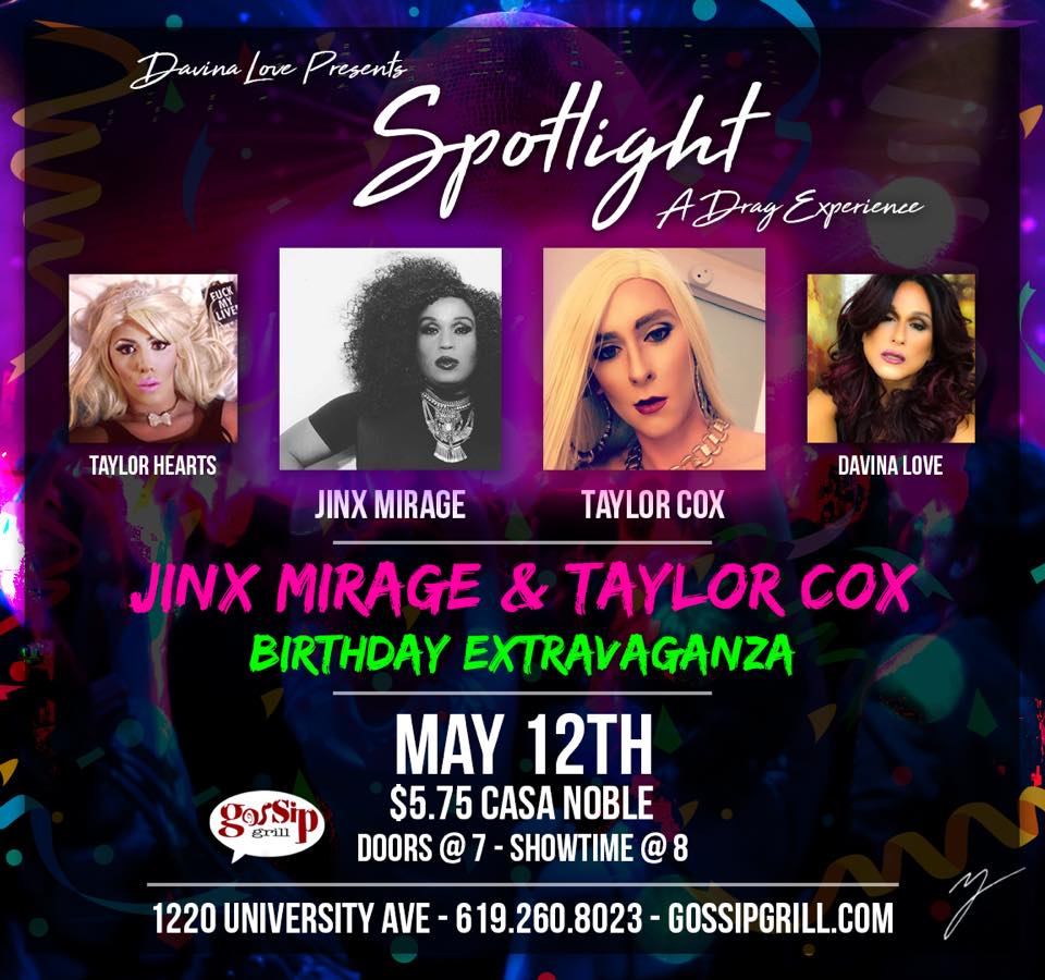 Spotlight-davina-gossip-grill-may-12-drag-experience