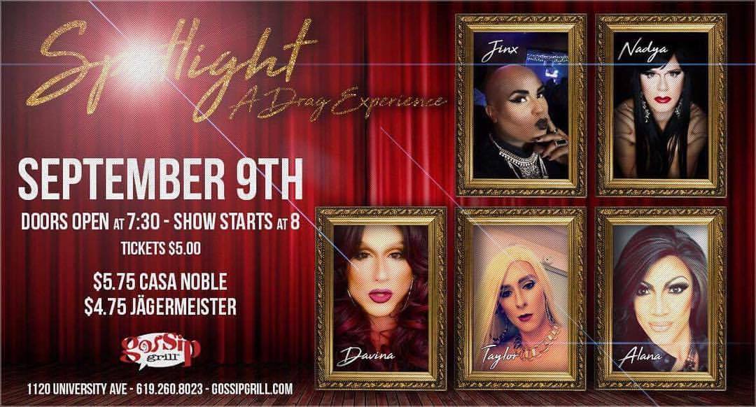 Spotlight-davina-taylor-nadya-alana-gossip-grill-hillcrest-september-drag-experience