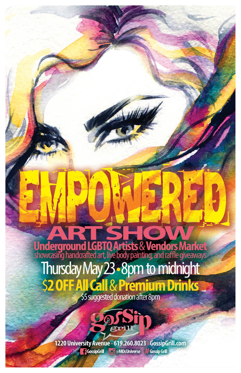 womens bar, queer art, hillcrest art, san diego nightlife