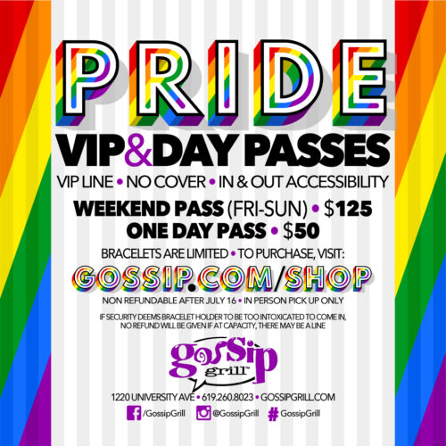 Pride Pass Bracelets 2025